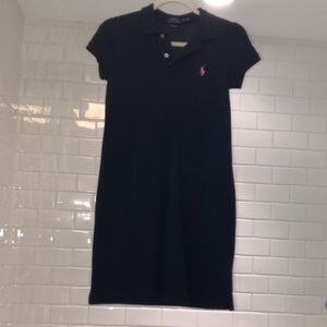 Navy Polo Shirt-Dress